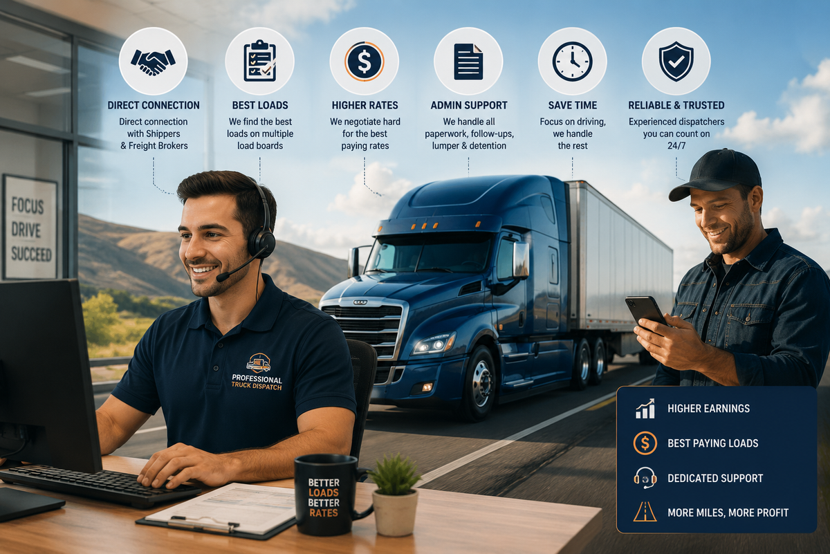 Benefits of Using Truck Dispatch Services For Trucking Companies and Drivers